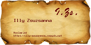 Illy Zsuzsanna névjegykártya